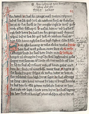 Handskrift på pergament